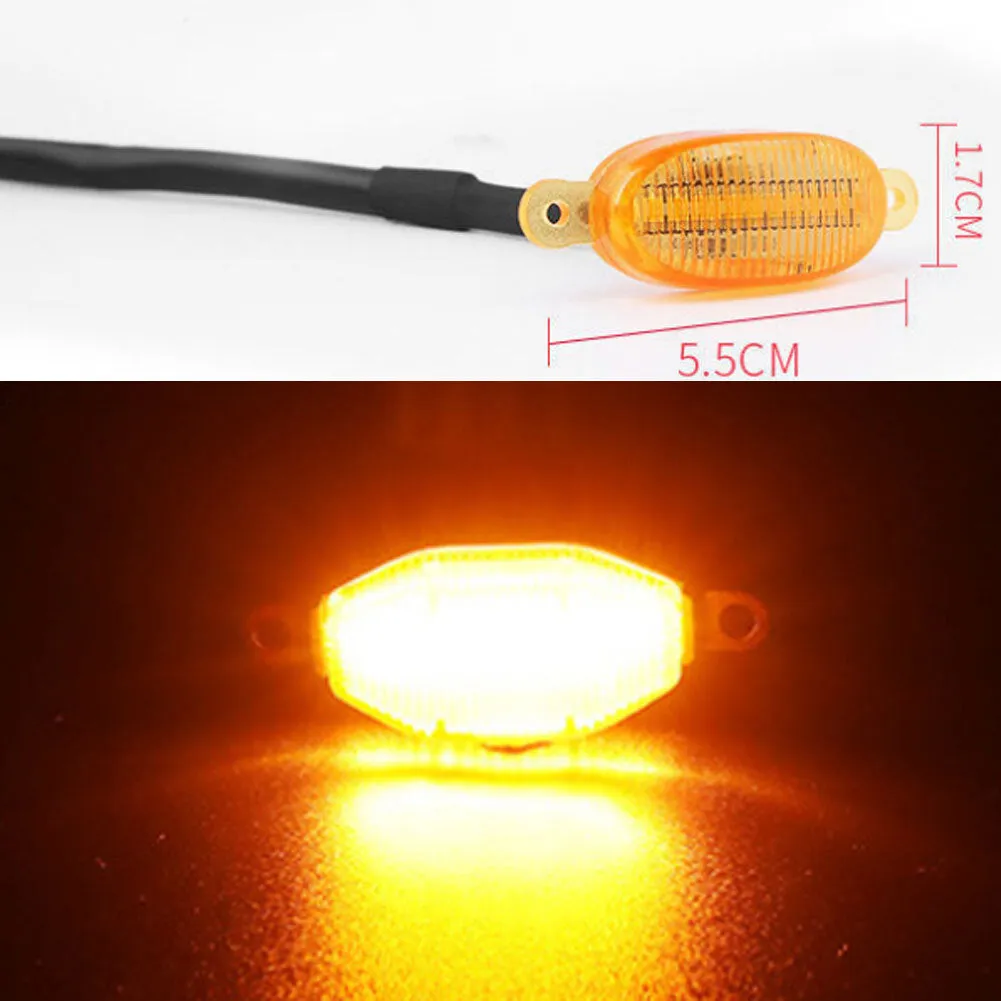 1 Set Car Small Yellow Light Wiring Harness Medium Net Grille