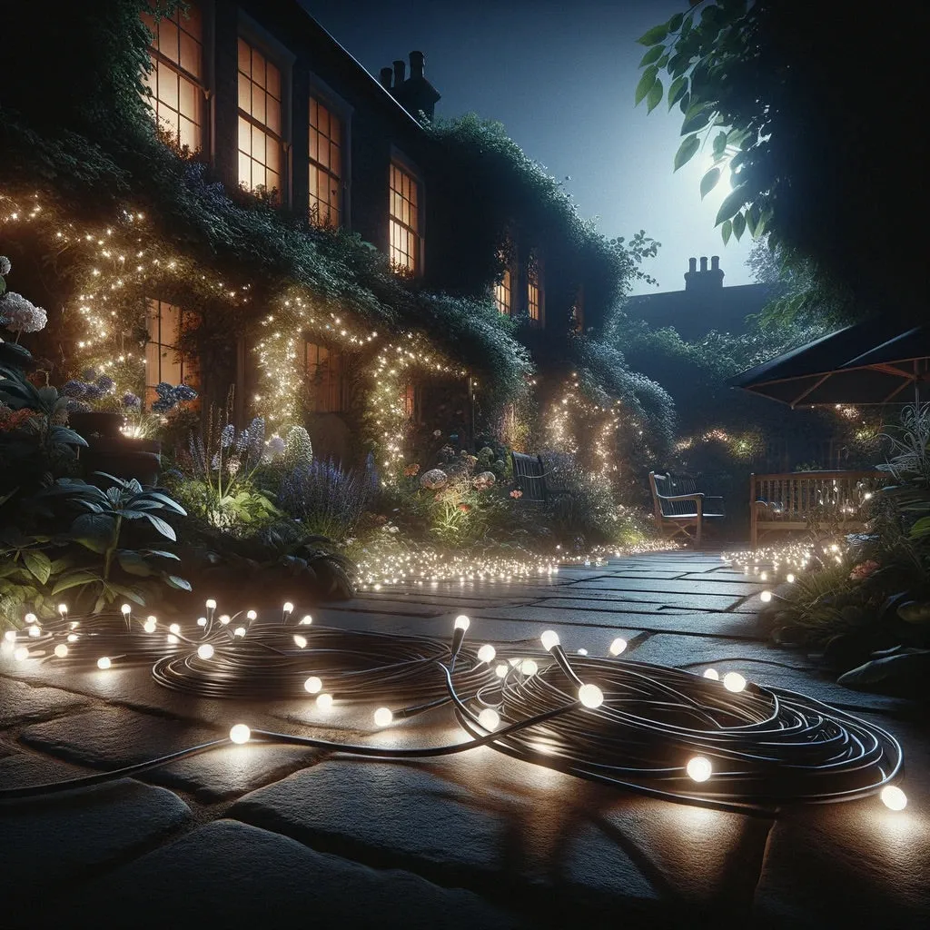 100 Bright White LED Solar Fairy Lights