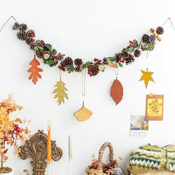 Christmas Pinecone String Lights