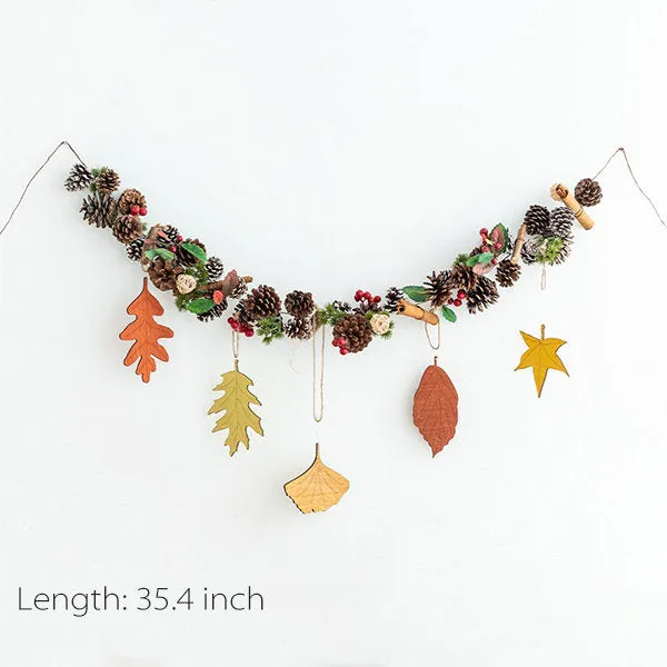 Christmas Pinecone String Lights