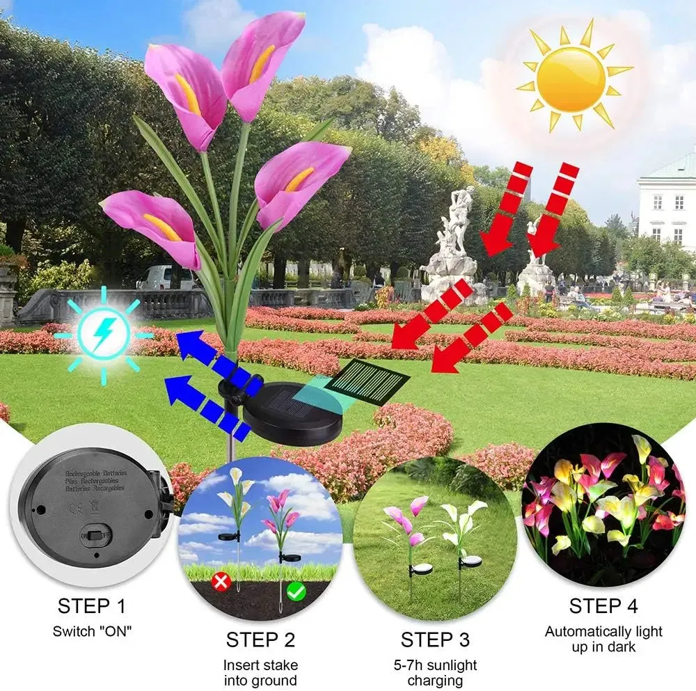 Decorative Garden Solar Lily Lights