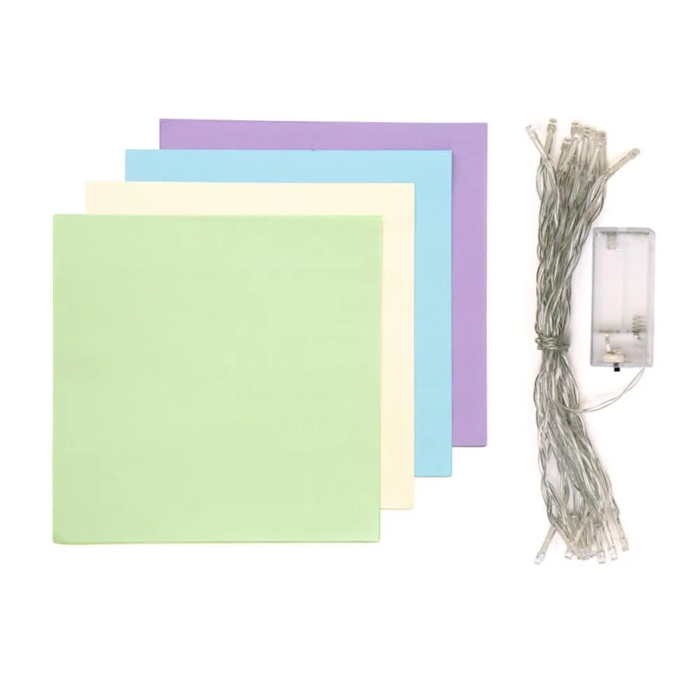 Kikkerland Crafters DIY Origami String Lights