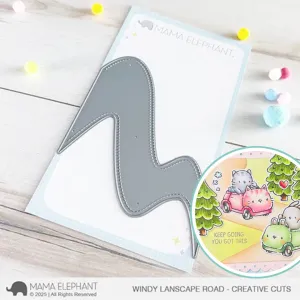 MAMA ELEPHANT: Windy Landscape | Creative Cuts