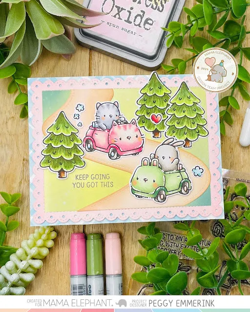 MAMA ELEPHANT: Windy Landscape | Creative Cuts