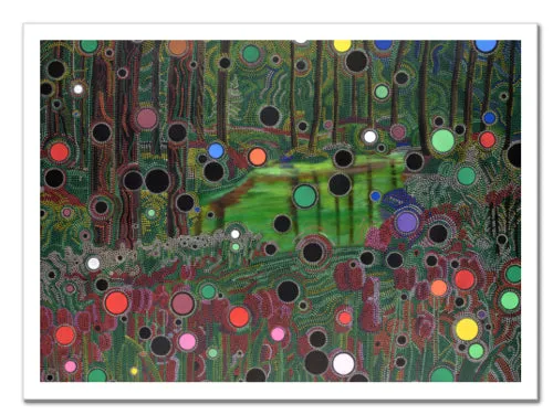 Reflecting on perceptions of Reality, Giclee reproduction on paper by David HeatwoleCollectible Giclee reproduction on Paper