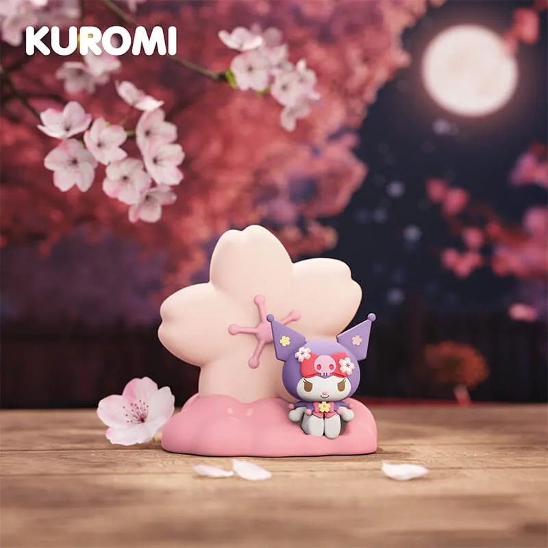 Sanrio Sakura Shaped Cinnamoroll Kuromi Night Light