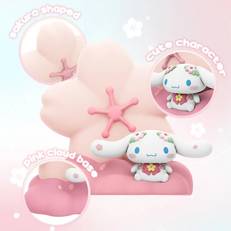 Sanrio Sakura Shaped Cinnamoroll Kuromi Night Light