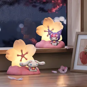 Sanrio Sakura Shaped Cinnamoroll Kuromi Night Light