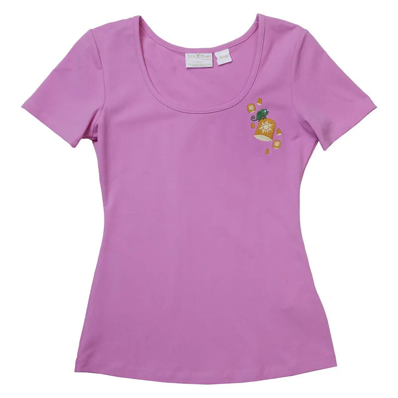 SS Disney Rapunzel Lanterns Kelly Top