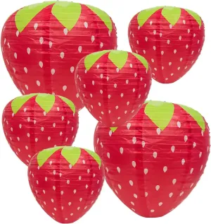 Strawberry Paper Lanterns