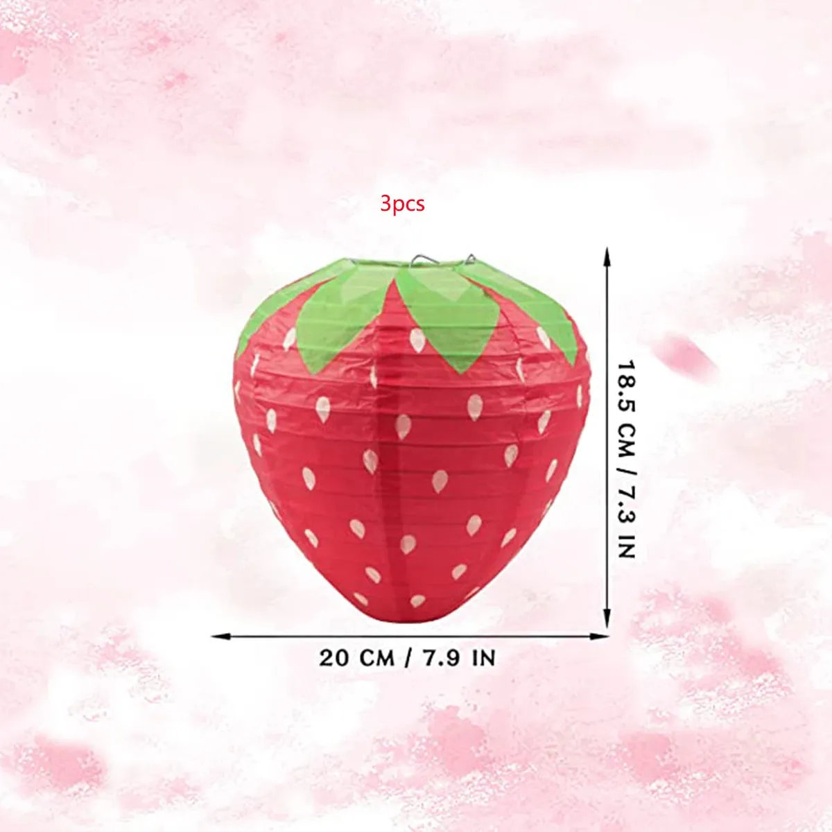 Strawberry Paper Lanterns