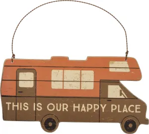 THIS IS OUR HAPPY PLACE HANGING DECOR
